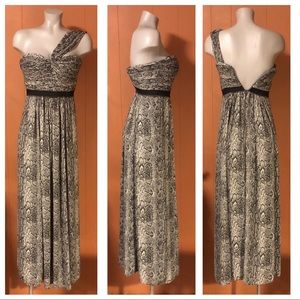 BCBG Max Azria Asymmetrical Full Length Dress, 0